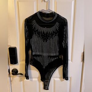 Rhinestone Bodysuit